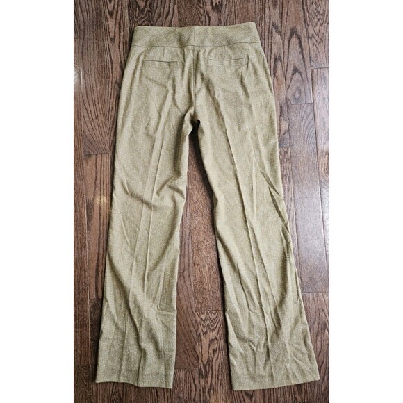 Cabi Style 377 Charlie Tan /  Yellow Pinstripe Wide Leg Pants Trousers NWT Sz 6 - Picture 2 of 10